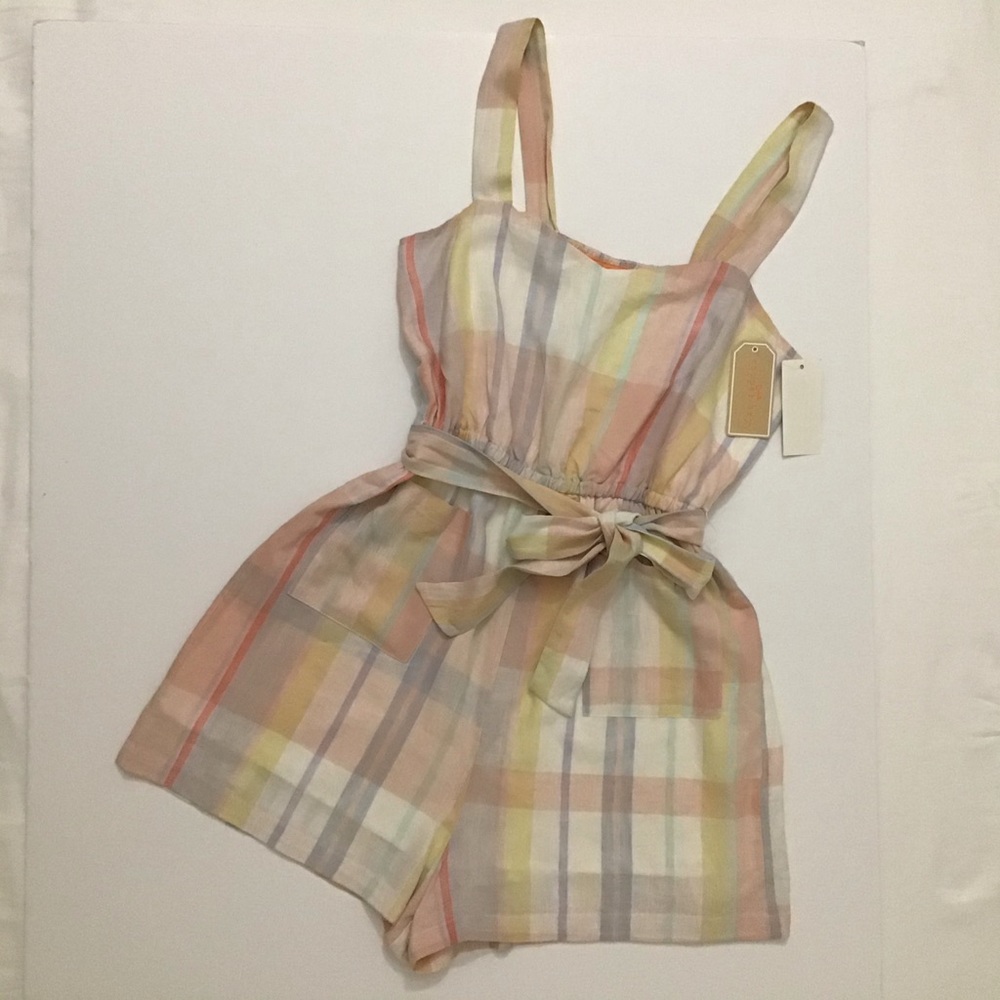 Copper Key Sleeveless Romper Size L